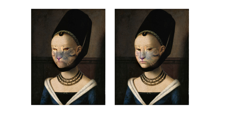 Face migration in classical artwork